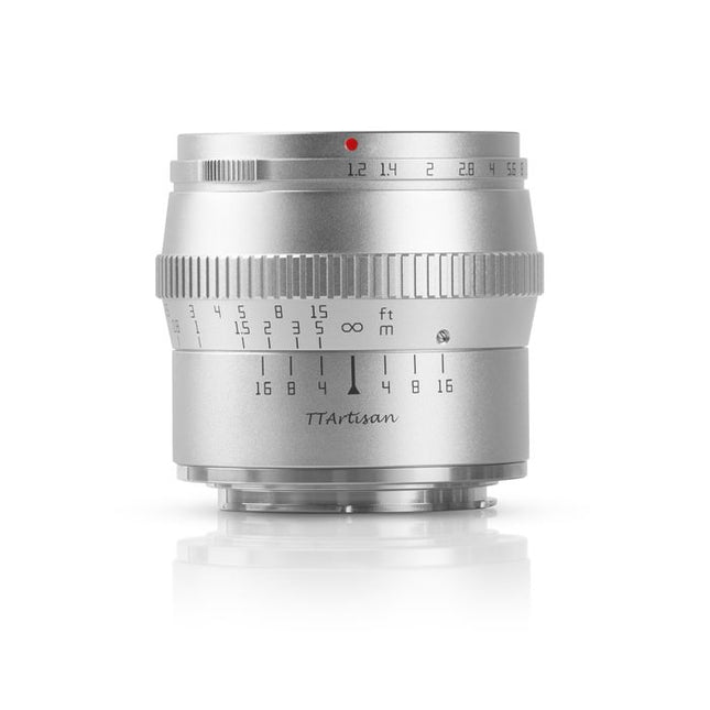 TTARTISAN 50MM F1.2 APS-C SONY E SILVER - Actiontech