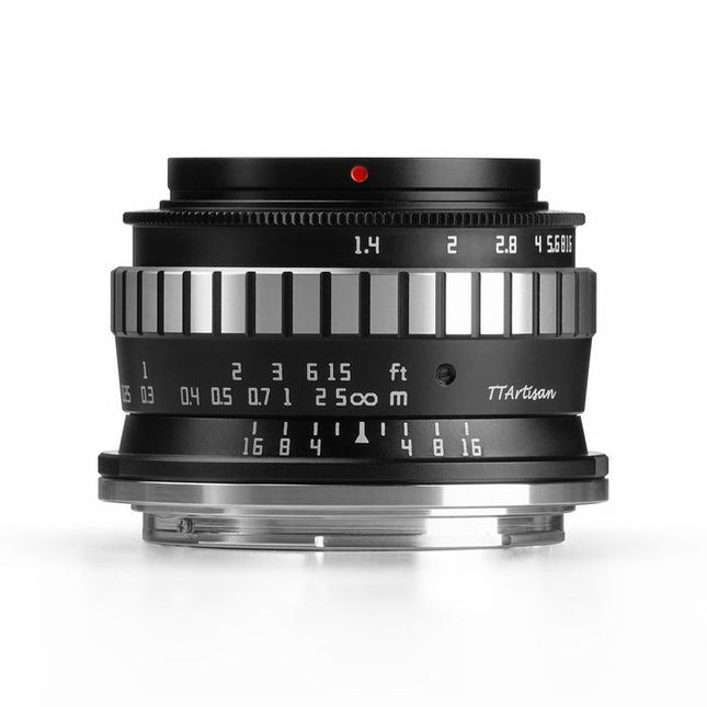 TTARTISAN 23MM F1.4 APS-C MFT BLACK SILVER - Actiontech