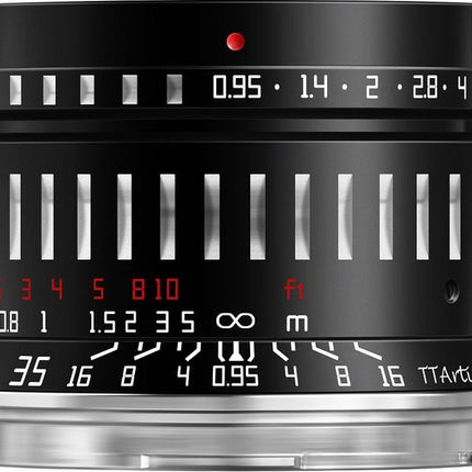 TTARTISAN 35MM F0.95 APS-C L MOUNT BLACK SILVER - Actiontech