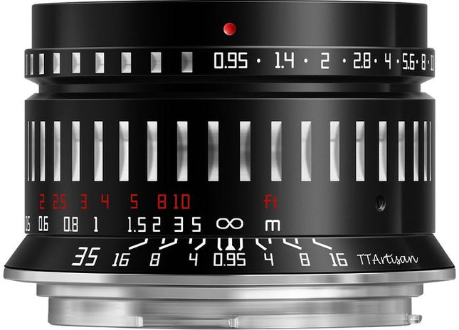 TTARTISAN 35MM F0.95 APS-C CANON RF BLACK SILVER - Actiontech