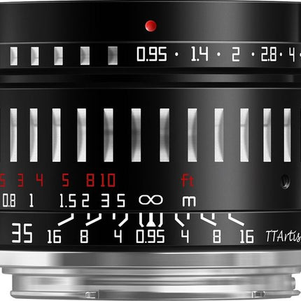 TTARTISAN 35MM F0.95 APS-C FUJI X BLACK SILVER - Actiontech