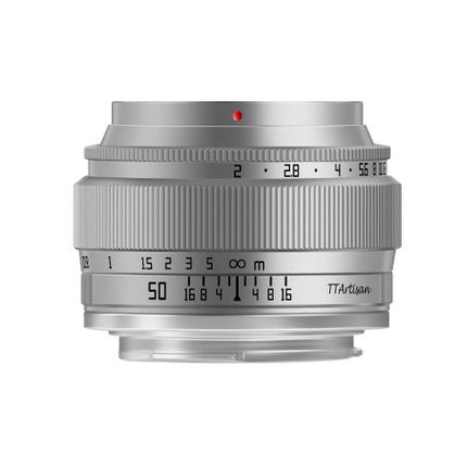 TTARTISAN 50MM F2 SONY E FULL FRAME SILVER - Actiontech