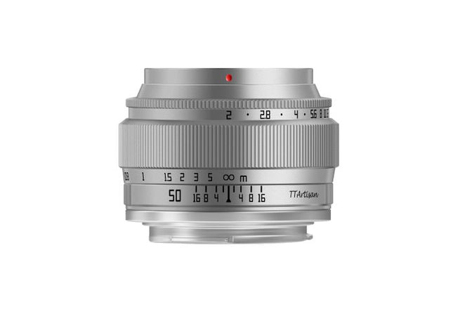 TTARTISAN 50MM F2 SONY E FULL FRAME SILVER - Actiontech