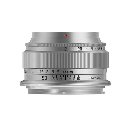 TTARTISAN 50MM F2 CANON RF FULL FRAME SILVER - Actiontech