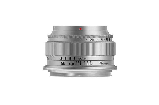 TTARTISAN 50MM F2 CANON RF FULL FRAME SILVER - Actiontech