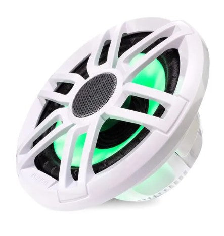 FUSION 6.5" Marine Speakers Pair 200W XS Series Sports White With RGB LED Lighting - Actiontech