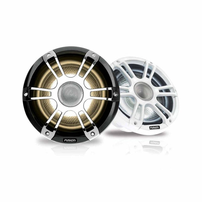 FUSION 8.8" 330W SPORTS CHROME SPEAKERS WITH CRGBW LED LIGHTING SG-FL882SPC - Actiontech