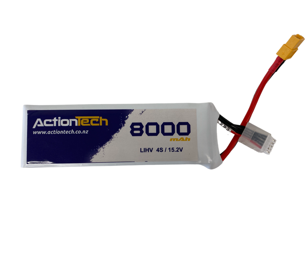 Actiontech 8000mAh LiHV 15.2V 4S1P Lipo Battery for Splashdrone 3+ & G