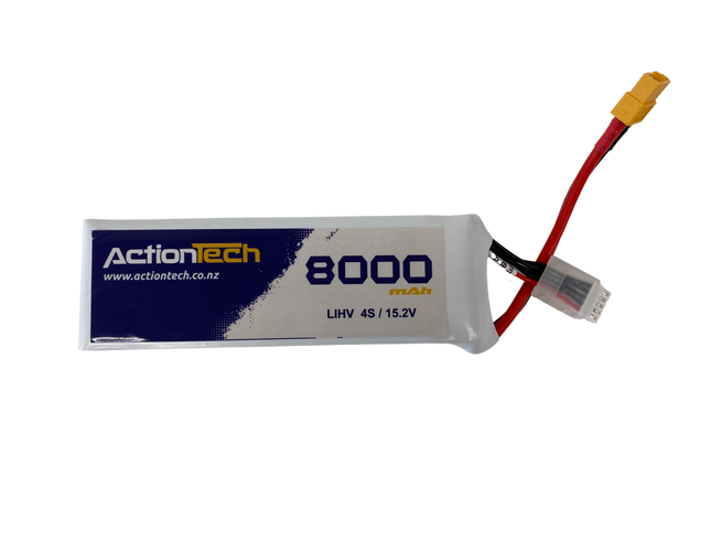 Actiontech 8000mAh LiHV 15.2V 4S1P Lipo Battery for Splashdrone 3+ & Gannet Pro - Actiontech