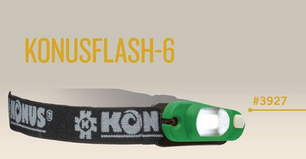 KONUS KONUSFLASH-6 HEAD LAMP RECHARGEABLE - Actiontech