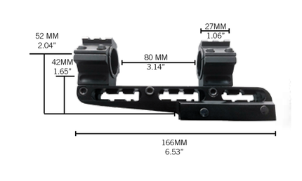 KONUS UNIVERSAL CANTILEVER MOUNT 30MM AD - Actiontech