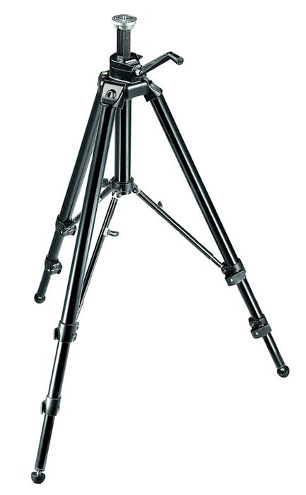 MANFROTTO 475B PRO GEARED TRIPOD WITH GEARED COLUMN BLACK - Actiontech