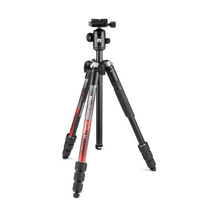 MANFROTTO ELEMENT MII ALUMINIUM TRIPOD WITH BALL HEAD RED - Actiontech