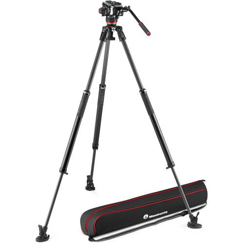 MANFROTTO 504X FLUID VIDEO HEAD & 635 FAST SNG CARBON TRIPOD - Actiontech