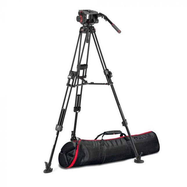 MANFROTTO 509 PRO VIDEO HEAD & 645 FAST TWIN ALU TRIPOD - Actiontech