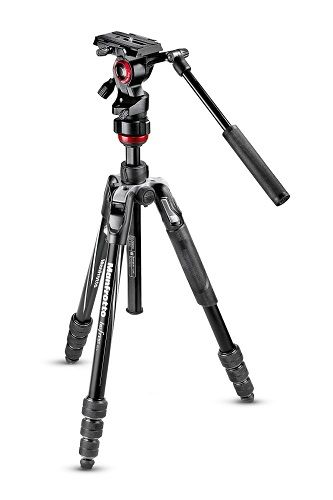 MANFROTTO BEFREE LIVE FLUID VIDEO HEAD ALUMINUM TWIST TRIPOD - Actiontech