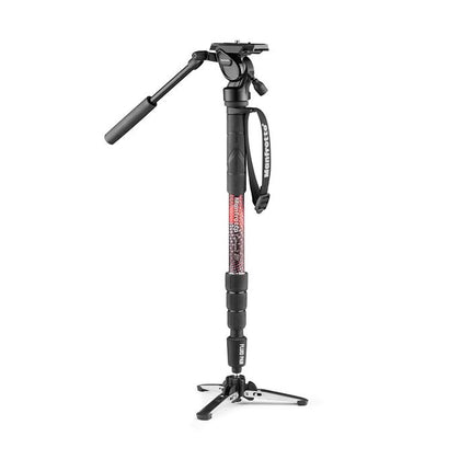 MANFROTTO ELEMENT MII VIDEO MONOPOD ALUMINIUM KIT FLUID HEAD - Actiontech