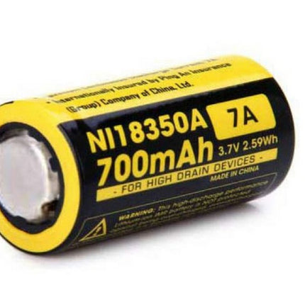 NITECORE NI18350A FLAT TOP BATTERY - Actiontech