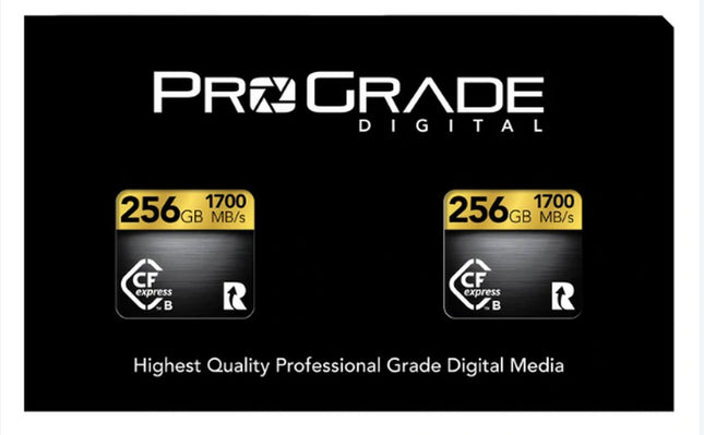 PROGRADE DIGITAL CFEXPRESS TYPE B GOLD 256GB R1700MB/S W1400MB/S 2PK - Actiontech