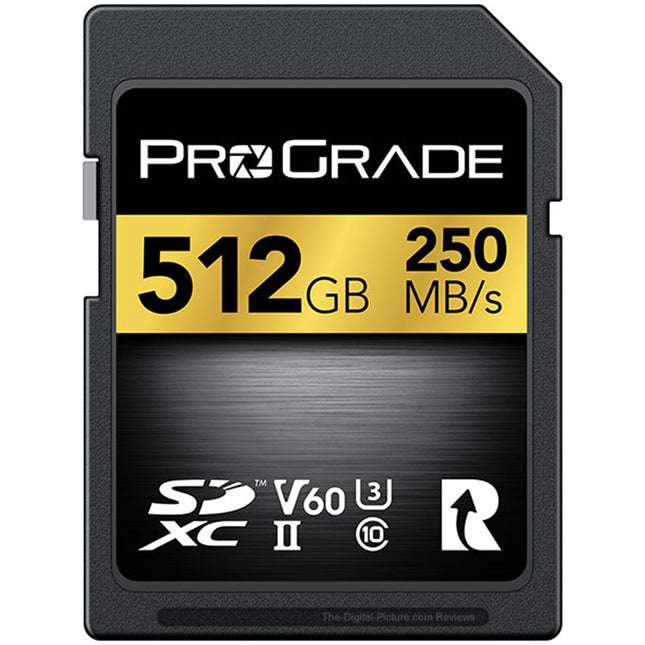 PROGRADE DIGITAL SDXC GOLD UHS-II 51GB R250MB/S W120MB/S V60 - Actiontech