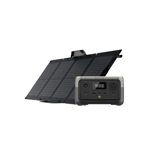 EcoFlow RIVER 2 + 110W Solar Panel - Actiontech