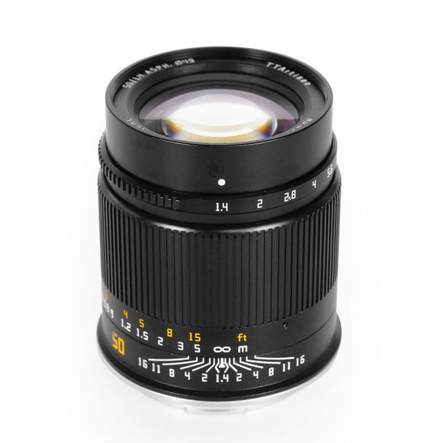 TTARTISAN 50MM F1.4 L MOUNT BLACK - Actiontech