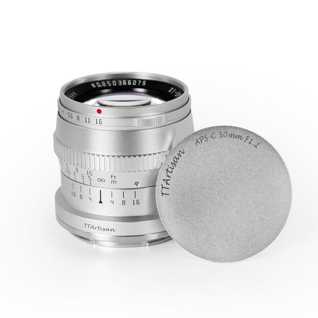 TTARTISAN 50MM F1.2 APS-C NIKON Z SILVER - Actiontech