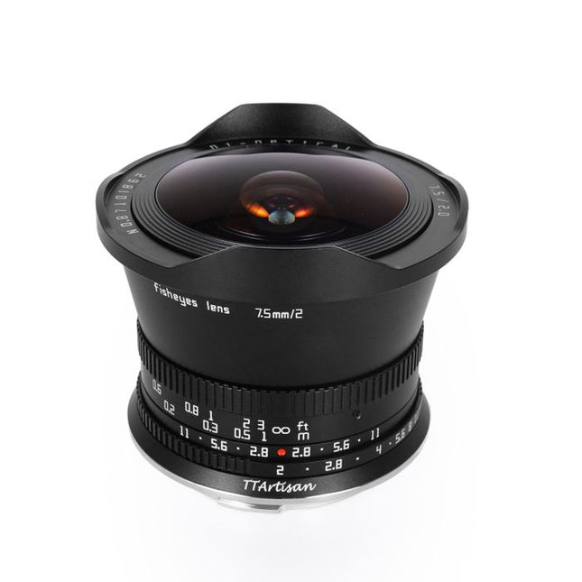 TTARTISAN 7.5MM F2.0 APS-C CANON M BLACK - Actiontech