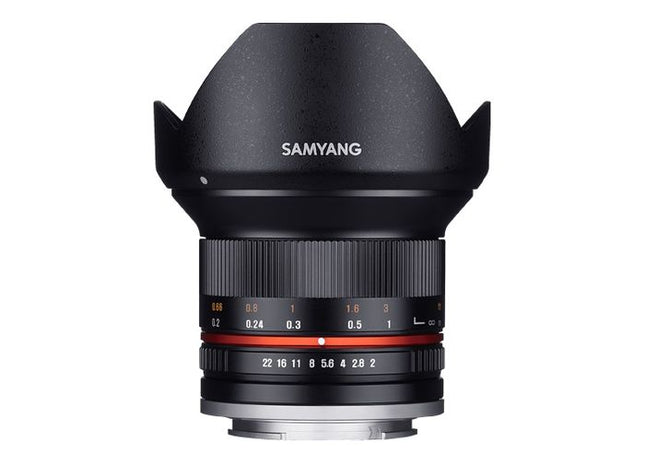 SAMYANG 12MM F2.0 NCS CS FUJI X BLACK - Actiontech