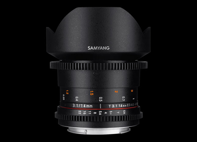 SAMYANG 14MM T3.1 VDSLR ED AS IF UMC II CANON EF - Actiontech