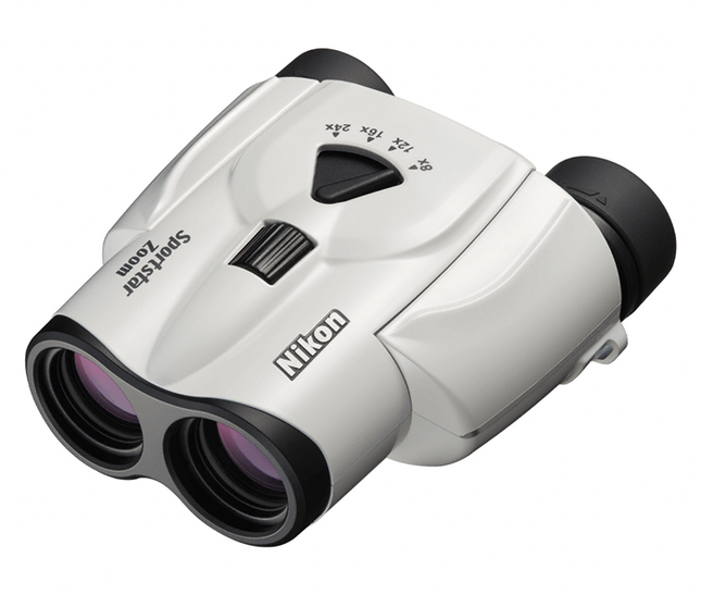 NIKON SPORTSTAR ZOOM 8-24X25 BINOCULAR WHITE - Actiontech